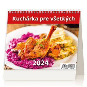 Stolní kalendář 2024 MiniMax - Kuchárka pre všetkých