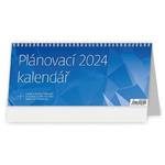Stolový kalendár 2024 - Plánovací kalendár MODRÝ