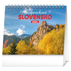 Stolní kalendář 2024 Rozprávkové Slovensko SK