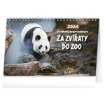 Stolový kalendár 2024 Za zvieratami do Zoo