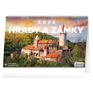 Stolový kalendár 2026 Hrady a zámky