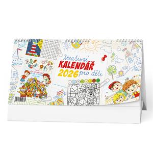 Stolový kalendár 2026 Kreatívny kalendár pre deti