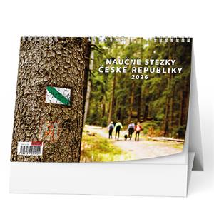 Stolový kalendár 2026 Náučné chodníky ČR