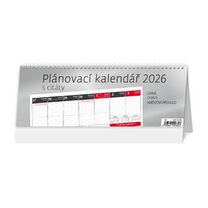 Stolový kalendár 2026 - Plánovací kalendár s citátmi