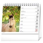 Stolový kalendár 2026 Poézia koní