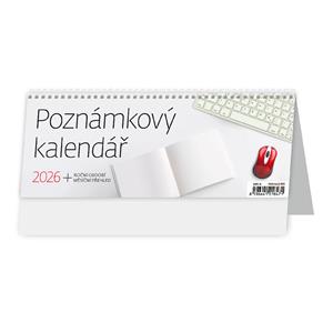 Stolový kalendár 2026 - Poznámkový kalendár