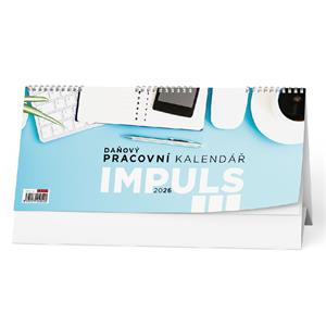 Stolový kalendár 2026 Pracovný kalendár IMPULS III