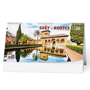 Stolový kalendár 2026 Svet v skratke