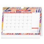 Stolový kalendár2023 Mesačný plánovací Listy s háčikom