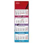 Štvormesačný kalendár Kvatro skládaný český 2026 - sivý