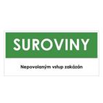 SUROVINY, zelená, plast 2 mm 190x90 mm