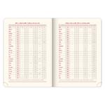 Týždenný diár 2026 A5 Diamante - červená