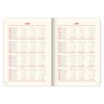 Týždenný diár 2026 A5 Panama - červená