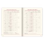 Týždenný diár 2026 A5 Panama - červená