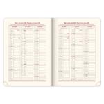 Týždenný diár 2026 A5 Panama - červená