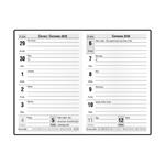 Týždenný diár 2026 Gustav PVC vreckový - bordó