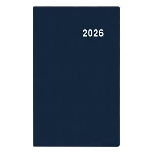 Týždenný diár 2026 Gustav PVC vreckový - modrá