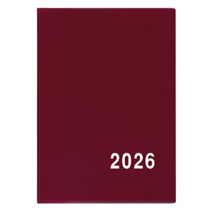 Týždenný diár 2026 Hynek PVC vreckový - bordó