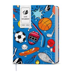 Týždenný diár 2026 Študent Lamino vreckový - Sport