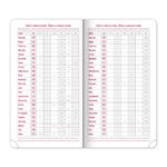 Týždenný diár 2026 vreckový Ajax - zelená