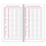 Týždenný diár 2026 vreckový Balakon - zelená