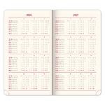 Týždenný diár 2026 vreckový Essenza - káva