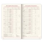 Týždenný diár 2026 vreckový Rivoli - svetlo modrá