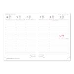 Týždenný diář B5 2026 Gommato - červená