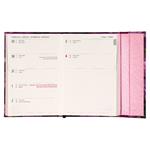 Týždenný magnetický diár 2026 B6 Fialová kvety