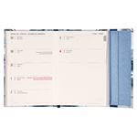 Týždenný magnetický diár 2026 B6 Porcelánový kvet