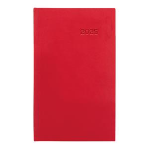 Týždenný vreckový diár 2025 slovenský Viva - červená