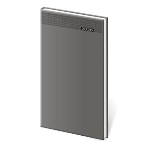 Týždenný vreckový diár 2026 Gommato - sivá