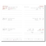 Týždenný vreckový diár 2026 Kronos - čierna