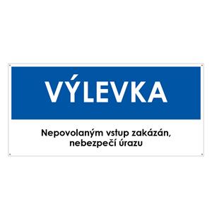 VÝLEVKA, modrá, plast s dírami 2 mm 190x90 mm